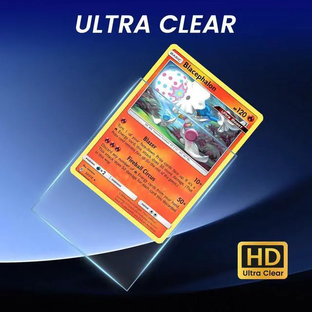 Alt view image 3 of 7 - 600 Counts Card Sleeves, Penny Sleeves for Trading Cards, Baseball Card Sleeve, Clear Trading Card Sleeve, Soft Plastic Card Protector Sleeve for Sports, Football, Game Cards, MTG