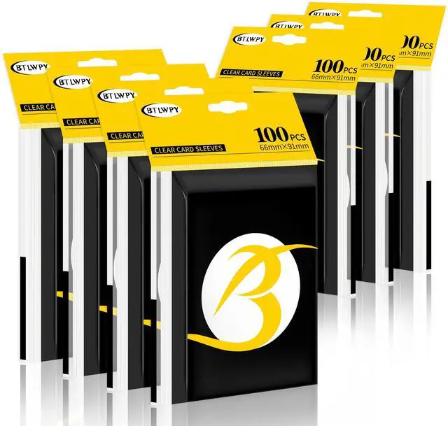 Main image of 700 Counts Clear Card Sleeves,Penny Sleeves for Trading Cards,Top Loaders for Cards Fit for Baseball Card Sleeves,Sports Card, Football Card, Game Card,MTG Card