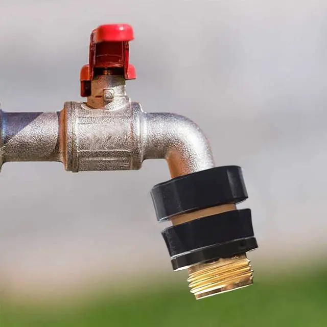 Alt view image 7 of 7 - Hourleey Garden Hose Quick Connect, 3/4 Inch Male and Female Garden Hose Fitting Quick Connector (8 Sets)
