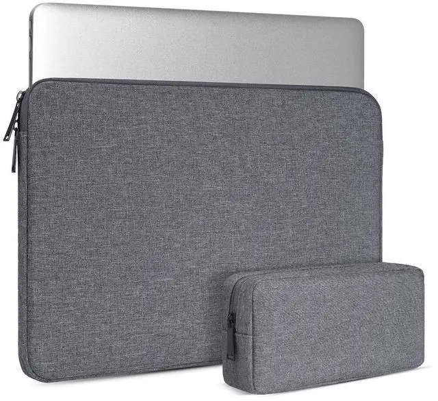Main image of 14 Inch Laptop Sleeve for HP 14"/ HP Chromebook X360/ EliteBook 840/ Stream 14, 15 inch MacBook Air M3 M2 A3114 A2941, Dell Lenovo Acer ASUS Chromebook VivoBook 14 Case Bag, Space Grey