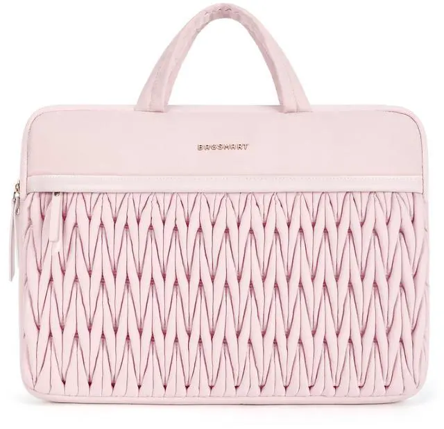 Main image of BAGSMART 15.6-16 Inch Laptop Case, Padded Laptop Bag Sleeve for MacBook Pro, Shockproof MacBook Case Laptop Cover Compatible for Dell HP Lenovo Asus Acer, Pink