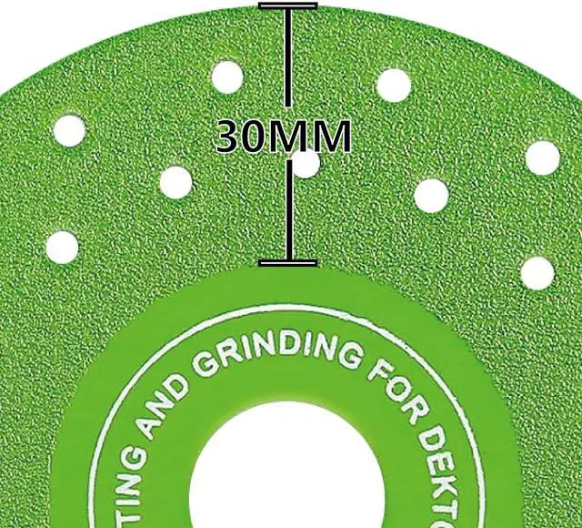 Alt view image 3 of 7 - Glass Cutting Disc for 4.5-inch (115MM) Angle Grinder,5 Pack Glass Ceramic Diamond Disc for Grinding Jade, Marble, Crystal, Wine Bottles, Tile. Ultra-Thin Porous Surface Diamond Cutting Discs.