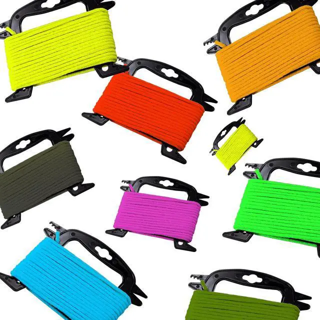 Alt view image 6 of 7 - Line Winder Rope and Cord Organizer Rope Winder Paracord Cord Keeper Rope Organizer Spool Tool Prevent Knots Recoils and Kinks (10pack)