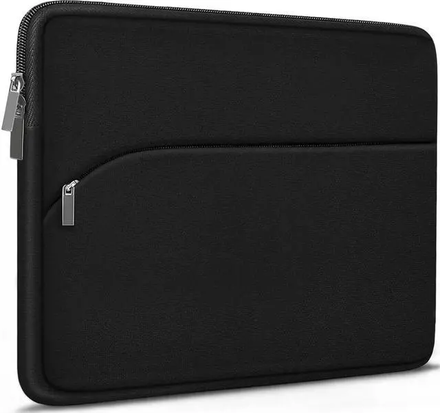 Main image of Laptop Sleeve Case 15.6 inch, Durable Portable Monitor Protective Cover with Front Pocket, Traveling Computer Carrying Bag Laptop Sleeve Compatible for HP, Dell, Asus, Lenovo, Black