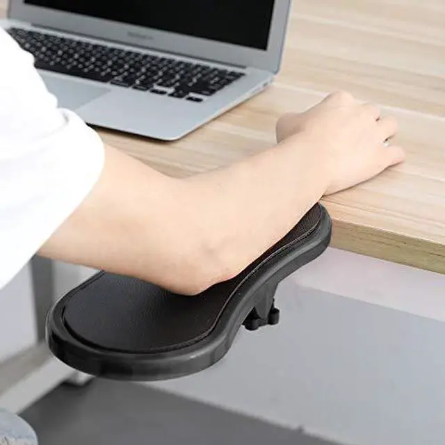 Alt view image 2 of 7 - Arm Rest Support for Desk, Rotating Adjustable Computer Desk Armrest Extender, Relieve Stress, Eliminate Pain, Reduce Office Occupational Chronic