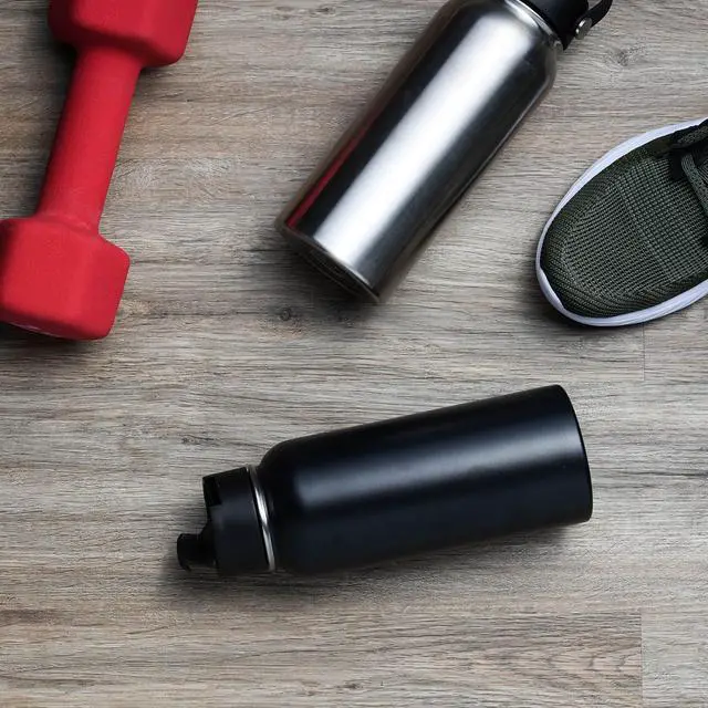 Alt view image 7 of 7 - Stainless Steel Insulated Water Bottle and Travel Mug for Hot and Cold Beverages, Wide Mouth, Double Wall Insulated Hydration Sports Water Bottle for Hiking, Biking, Outdoor, 22 OZ BPA Free