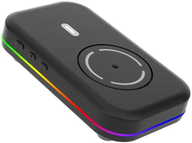Main image of WFB Mouse Jiggler Undetectable Mouse Mover Device with Timer, ON/Off Switch, RGB Mouse Wiggler for Prevent Computer Laptop Screen Sleep (No Software Required)