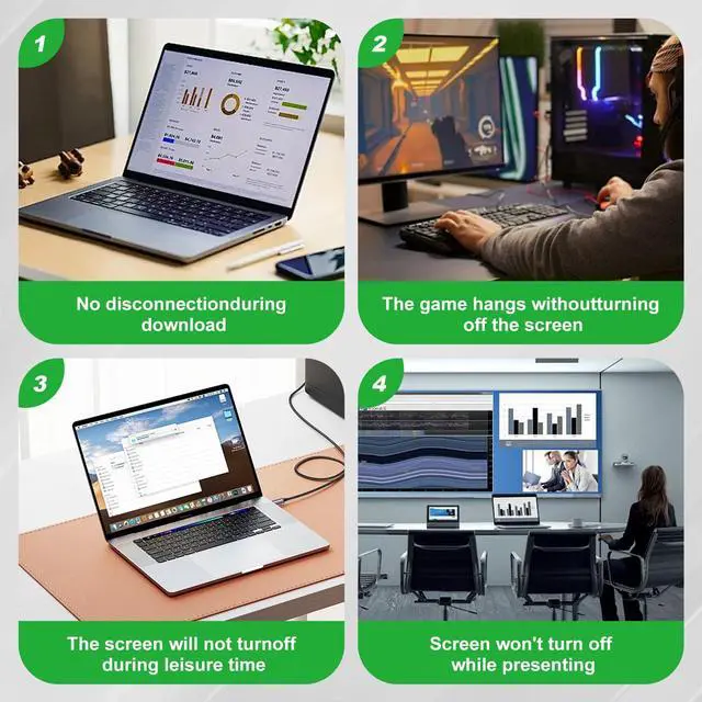 Alt view image 6 of 7 - Mouse Jiggler Compatible with Type C Interface Devices,Undetectable Mini USB-C Mouse Mover with Switch/Shaker Buttons,With 3 jitter modes,Driver-free,plug&play to keep PC/laptop/phone/tablet awake