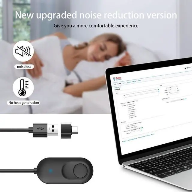 Alt view image 3 of 7 - Tedubax Mouse Jiggler USB Mouse Mover with Switch Button, Automatic Mini Mouse Shaker with 2 Jiggle Modes, Driver-Free, Plug & Play, Keep Computer/Laptop Awake, with USB-C Adapter, Black