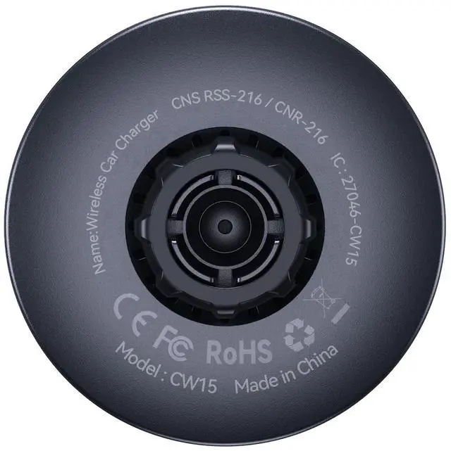 Alt view image 7 of 7 - Beser for MagSafe Car Charger Mount, 15W Magnetic Wireless Qi Charger & Phone Holder, Dashboard/Vent Mount for iPhone 16/15/14/13/12 Mini Pro Max, Aluminum Alloy, Black