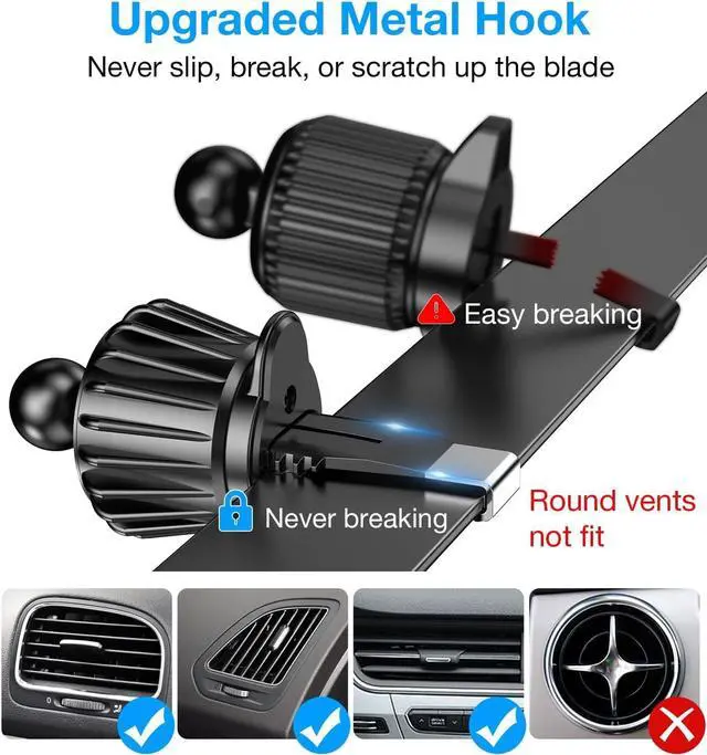 Alt view image 7 of 7 - Coolpow for Magsafe Car Mount Charger100% Stable 15W Magsafe Car Charger, Car Phone Holder Charger Mag Safe car Accessories for Women Men Magnetic Wireless Car Charger iPhone 16 Pro Max 15 14 13 12