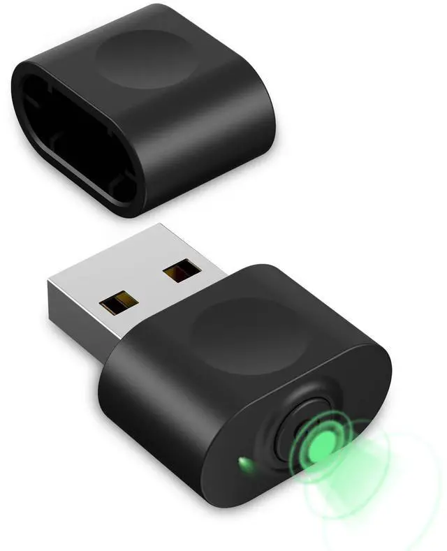 Main image of HOTLIFE Undetectable Mouse Jiggler, USB Mover Device Keeps PC Awake, Driver-Free Wiggler Auto Shaker with 3 Mode Switch Button to Keep Laptop Computer Screen Active, Black