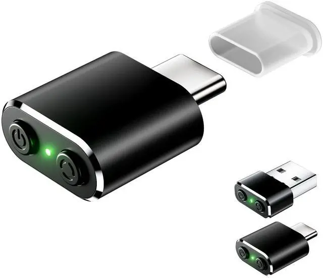 Main image of Mouse Jiggler Compatible with Type C Interface Devices,Undetectable Mini USB-C Mouse Mover with Switch/Shaker Buttons,With 3 jitter modes,Driver-free,plug&play to keep PC/laptop/phone/tablet awake