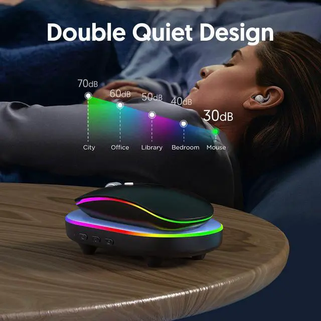 Alt view image 3 of 6 - Ultra Slim Mouse Mover with Adjustable Interval Timer, Undetectable & Noiseless Jiggler Simulates Realistic Movement, Driver-Free Shaker for Keeping The PC Active and Secure.