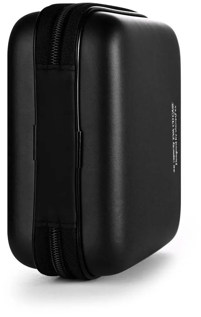 Alt view image 5 of 7 - LIOVODE DVD Case, 48 Capacity EVA CD Case Holder Storage Organizer Portable Protective DVD Wallet Holder for Car (48 Capacity, Black48)