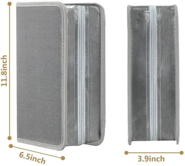 Alt view image 2 of 6 - YILAG DVD Case CD Storage,128 Capacity CD Cases Holder DVD Storage Case Holders CD DVD Disc Case Storage Wallet Binder for Car Home Office Travel (128 Silvery)