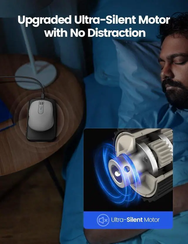 Alt view image 7 of 7 - EAXBUX Ultra-Slim Mouse Jiggler,100% Undetectable Mouse Mover Jiggler Device Shaker with Adjustable Spinning Time,Random Movement,Gifts for Keeping PC/Laptop Active & Secure to Improve Work Efficiency