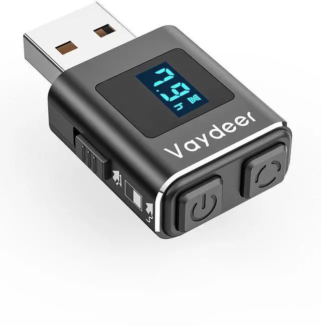 Alt view image 4 of 7 - Vaydeer Ultra Slim Mouse Mover, Air 3 Mouse Jiggler Metal Mini Mouse Jiggler, T5s Mouse Mover with Timer, Undetectable & Noiseless, Simulates Realistic Mouse Movement, Driver-Free,Keeps PC Active