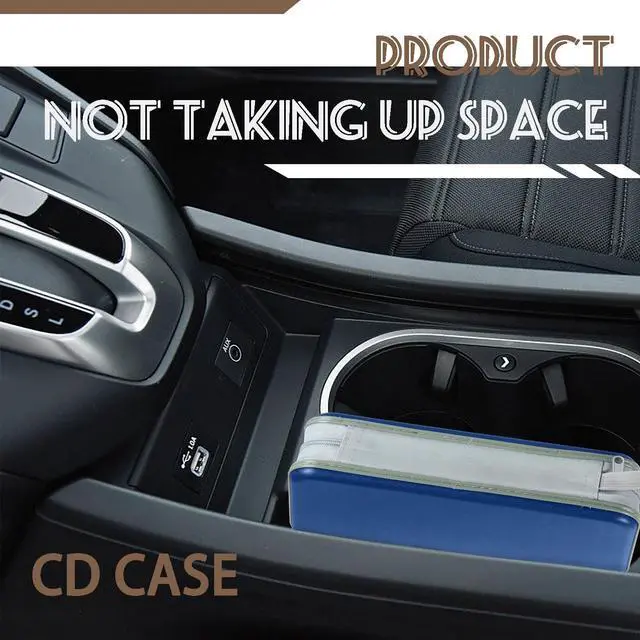 Alt view image 6 of 6 - YILAG CD Case DVD Storage 2 Pack,100 Capacity DVD Cases Holder CD Storage Case Holders Plastic CD DVD Disc Case Storage Wallet Binder for Car Home Office Travel (Black&Blue)