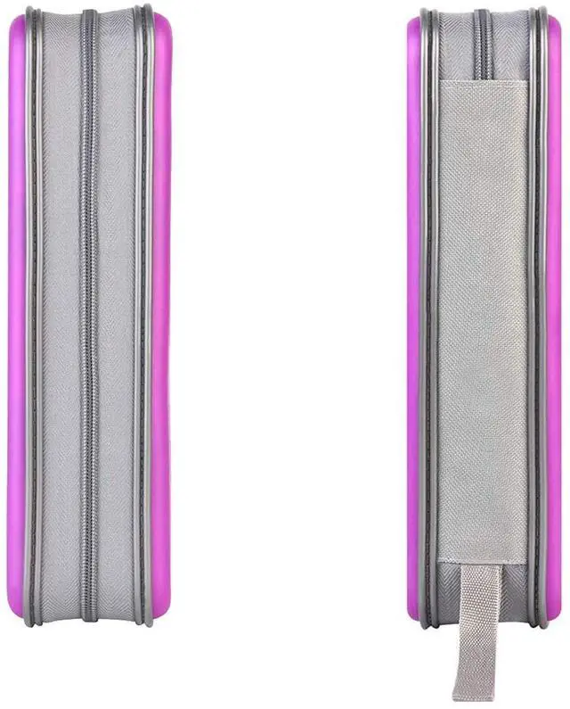 Alt view image 2 of 6 - UENTIP 96 Capacity CD Case,Portable DVD Hard Plastic Case Holder CD Organizer Wallet Protective DVD Storage (96, purple)