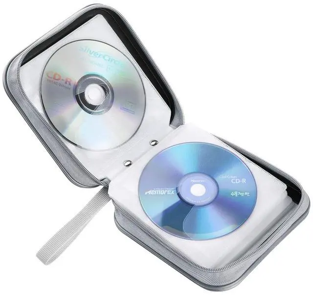 Alt view image 5 of 6 - Siveit CD Case, 40 Capacity CD/DVD Case Holders Wallet Hard Plastic DVD Disc Cases Storage Binder for Car Home Office Travel (Black)