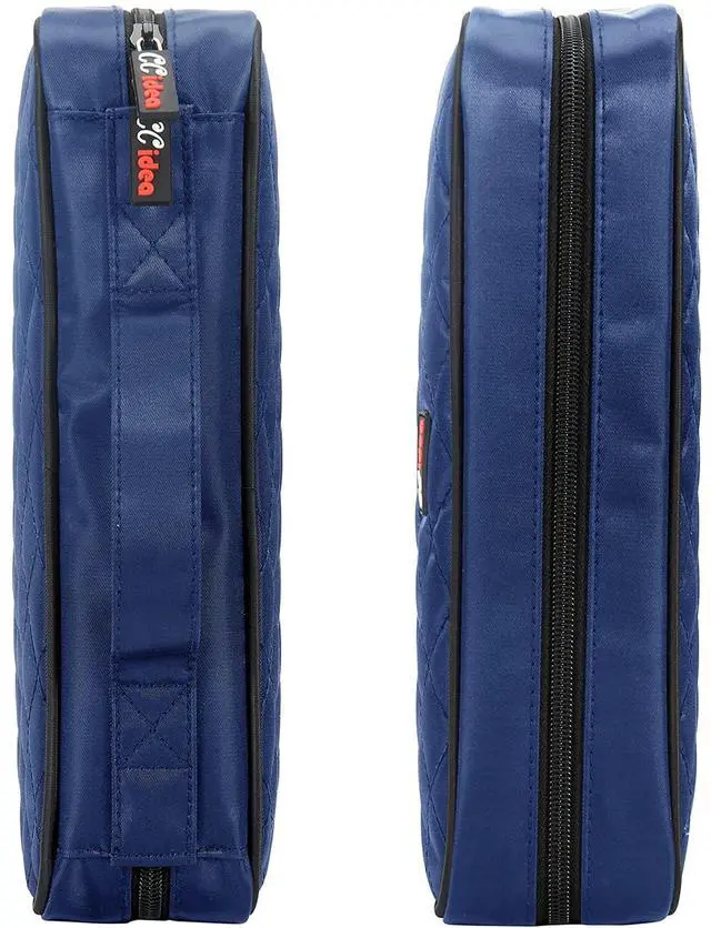 Alt view image 6 of 6 - CCidea 96 Capacity CD/DVD Case Holder Portable Wallet Disc Storage Binder for Car, Home, Travel (96-Blue) Specials