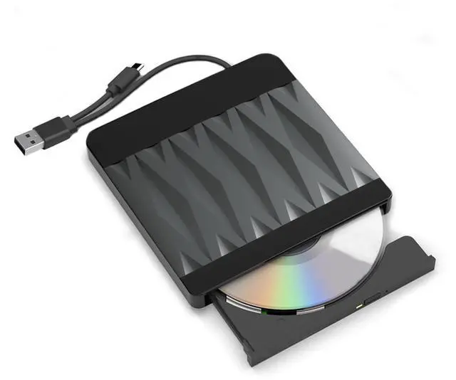 Main image of External CD/DVD Drive for Laptop USB 3.0 CD ROM Burner Slim Portable CD Reader DVD Player Reader Writer Optical Disc Drive Compatible with Laptop Desktop PC Windows 11/10/8/7 Linux OS Mac