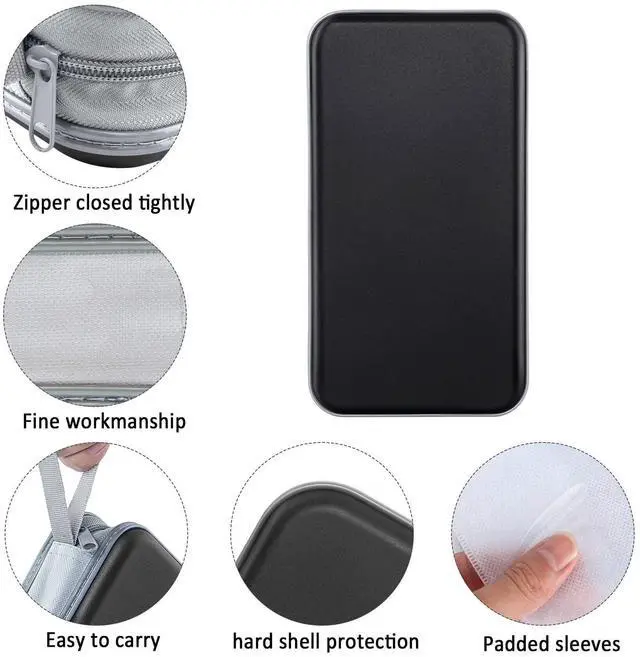 Alt view image 2 of 6 - Siveit CD Case Holder, 80 Capacity, Black, Plastic, Portable Storage Rack