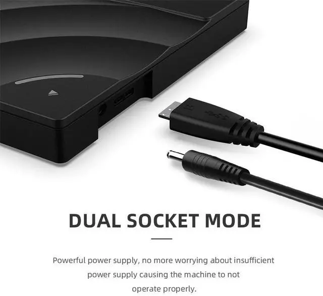 Alt view image 6 of 7 - YOTUO External DVD Drive, Portable USB 3.0 CD +/-RW Drive DVD Player for ROM Rewriter, Burner for Laptop, Desktop, Compatible with Windows 7/8/10/11, Mac, MacBook Pro/Air