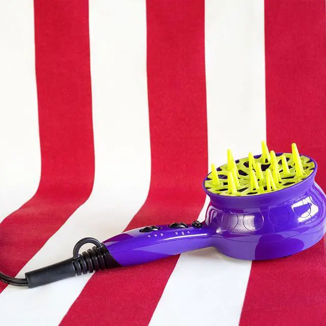 Alt view image 3 of 6 - Bed Head Curls-in-Check 1875W Hair Diffuser Dryer | Great for Curly Hair, Reduce Frizz & Static | Diffuser Hair Dryer Enhances Natural Curl, Waves & Texture