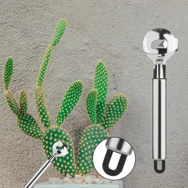 Alt view image 5 of 7 - 3pcs Cactus Peeler Spoon, Stainless Steel Cuchara Pelador De Nopales Multifunctional Cactus Peeling Knife Tool Sliced Chinese Noodle Cutter for Cooking Kitchen Gadgets