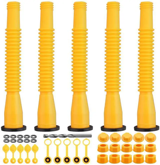 Main image of EYPINS Gas Can Spout Replacement, 5 Kit Gas Can Nozzle for Most 1/2/5/10 Gal Oil Can, Nozzle Vent Replacement, Gas Can Spout Kit,No Leaky
