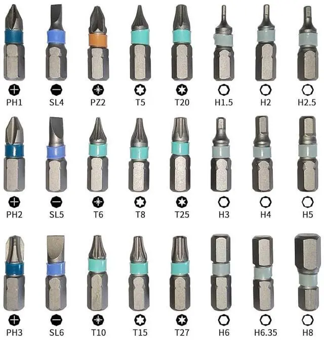 Alt view image 5 of 7 - Ratchet Screwdriver Set 24 in 1 Precision Screwdriver Bit Screwdriver Sets With Case Duka Tools Ratchet Screwdriver with Detachable Handle for Watch Computer Electronics Father'screwdriver set (Black)