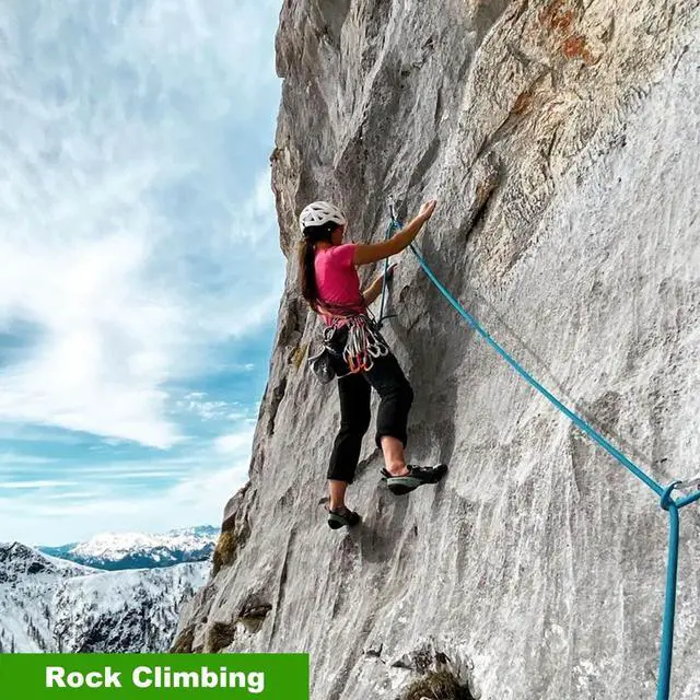 Alt view image 7 of 7 - CRAYZA Double Braided Arborist Rope (1/2 in x 100 ft) Climbing Rope High Strength Polyester Rope for Tree Work Rigging Pulling Swing Sailing, Blue