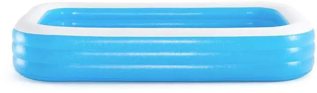 Alt view image 3 of 7 - H2OGO! Blue Rectangular Inflatable Family Pool (10' x 6' x 22")