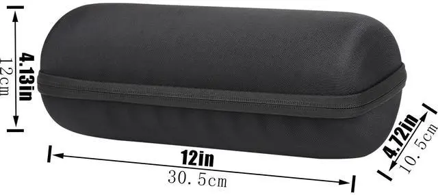 Alt view image 7 of 7 - co2CREA Hard Travel Case Replacement for JBL Charge 4 / Charge 5 Waterproof Bluetooth Speaker (Black Case)