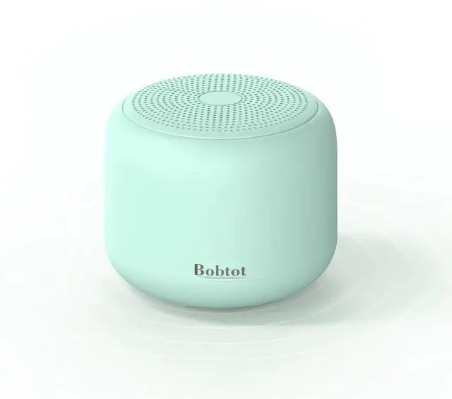 Main image of Bobtot Portable Bluetooth Speakers with Strap Easy to Carry, Wireless IPX5 Waterproof Mini Speaker with Loud Stereo Sound, 20 Hours Playtime, Rechargeable Battery, Built-in Microphone, Green
