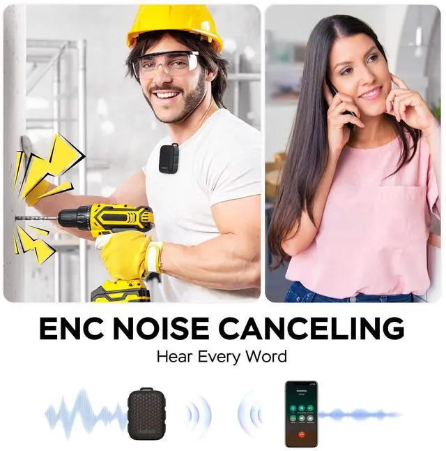Alt view image 3 of 7 - INSMY Wearable Bluetooth Speakers,IP67 Waterproof,Clip-On Portable Small Personal Speaker/Clean Sound/Stereo Pair/Wireless 5.4/ENC Built-in Mic/Lightweight for Outdoor Golf Work Pool (Black)