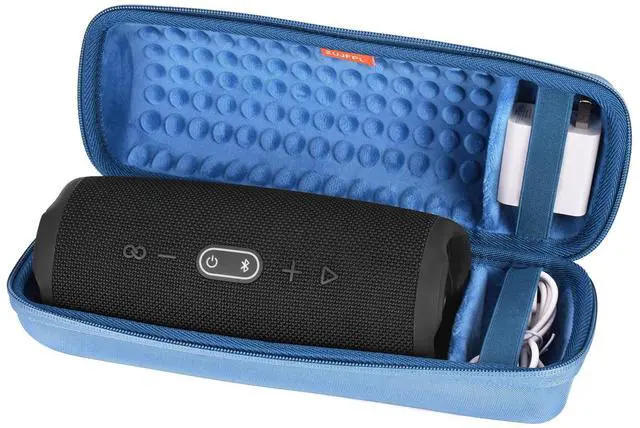 Main image of ZUJFPL EVA Hard Case for JBL Charge 4/5 Bluetooth Speaker, Fit for JBL Charge 4/5, Portable Speaker Case, Waterproof, Durable, Secure Storage, Blue