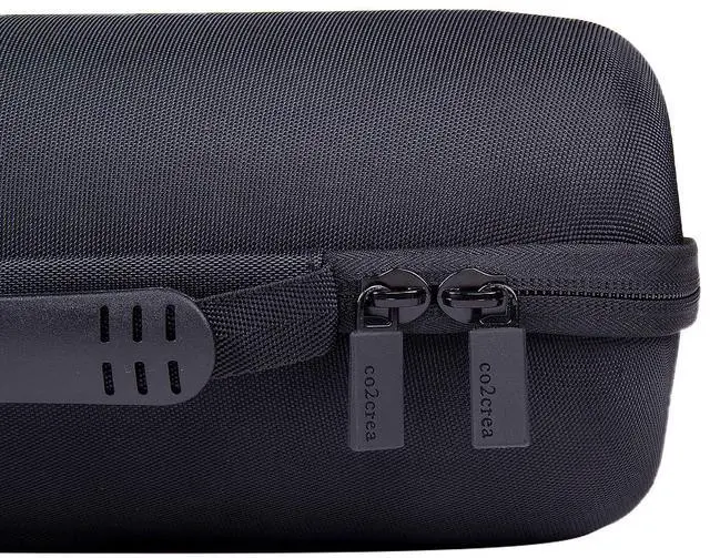 Alt view image 5 of 7 - co2CREA Hard Travel Case Replacement for JBL Charge 4 / Replacement for JBL Charge 5 Waterproof Bluetooth Speaker (Ouside Black and Inside Blue)