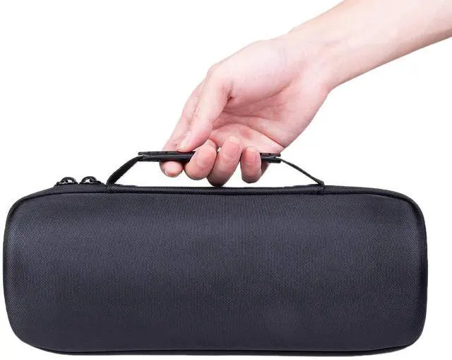 Alt view image 6 of 7 - co2CREA Hard Travel Case Replacement for JBL Charge 4 / Replacement for JBL Charge 5 Waterproof Bluetooth Speaker (Ouside Black and Inside Blue)