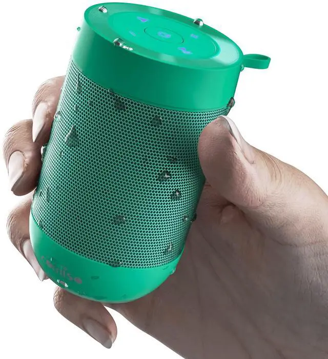 Main image of comiso Bluetooth Speaker with IP65 Waterproof,5.3 Bluetooth,TWS Pairing,Support TF Card,Portable Wireless Speaker for iPhone Samsung and More-Green