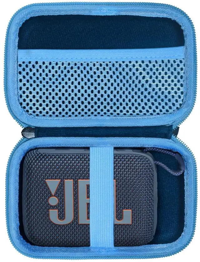Main image of Case for JBL GO 4 GO4 Portable Bluetooth Speaker, Case for Anker Soundcore Select 4 Go, Waterproof and Dustproof Feature, Blue- Case Only