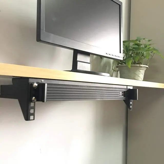 Alt view image 3 of 6 - Jingchengmei 2U 19 Inches Lightweight Folding Steel Wall Mountable Simple Vertical Rack and Server Rack (1)