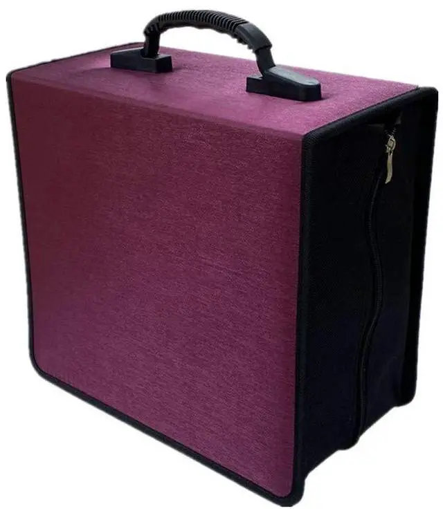 Main image of Penlonda CD/DVD Case Holder Organizer Wallet Sleeves Booklet Binder,Storage 400 Capacity Disc(Rose)