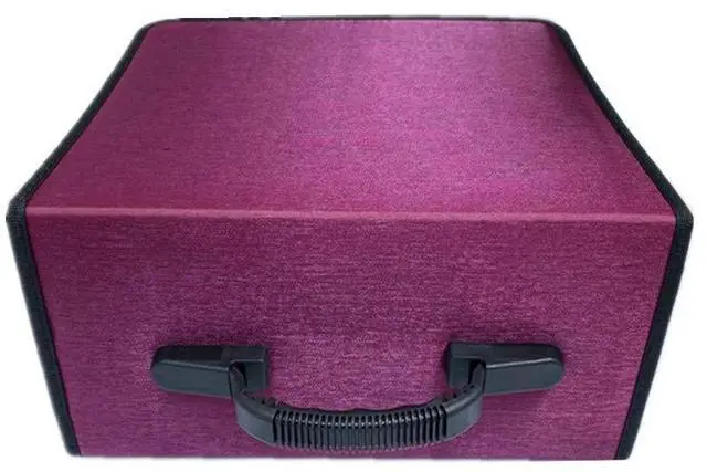 Alt view image 4 of 7 - Penlonda CD/DVD Case Holder Organizer Wallet Sleeves Booklet Binder,Storage 400 Capacity Disc(Rose)