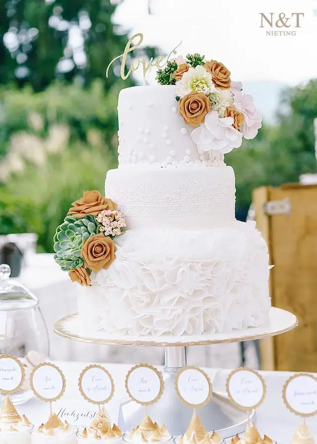 Alt view image 3 of 7 - N&T NIETING Artificial Flowers 50pcs Real Looking Gold Yellow Foam Fake Roses with Stems for DIY Wedding Bouquets White Bridal Shower Centerpieces Arrangements Party Tables Decorations