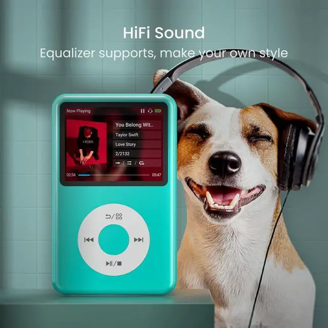 Alt view image 5 of 7 - Mp3 Player with Bluetooth Innioasis Y1 Video Digital Music Player HiFi Mini Portable Kids Audiobook Mp3 2025 Nice Gift Choice Theme Upgrade Blue