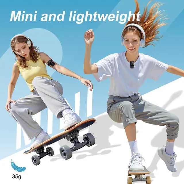 Alt view image 2 of 7 - 128GB MP3 Player - Clip MP3 Player with Bluetooth 5.3, Portable Music Player with FM Radio, Voice Recorder, Pedometer, Mini Design Ideal for Sport, Earphones Included