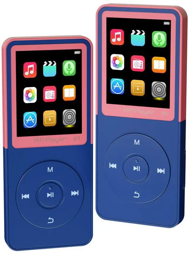 Main image of Mp3 Player with Bluetooth,Classic Portable Mp3 & Mp4 Players,HiFi Sound Music Player with SD Card Slot/Photo Viewe/Video Play/FM Radio/Recorder/E-Book for Kids,Long Battery Life Red 32GB